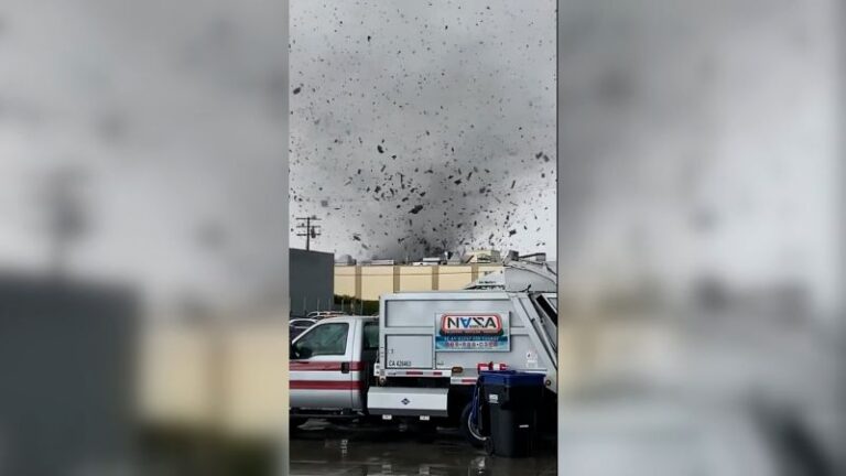 Área de Los Ángeles golpeada por tornado