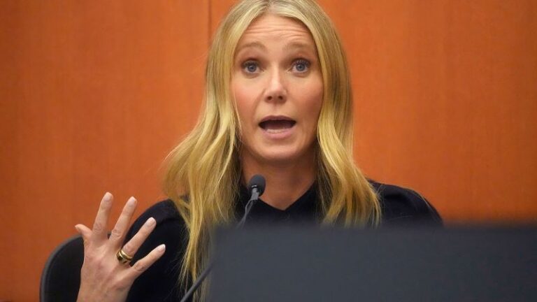Gwyneth Paltrow testifica en un juicio civil que se ‘congeló’ en un accidente de esquí en 2016 en un centro turístico de Utah