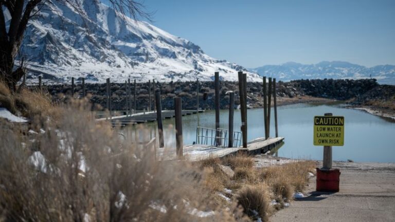 El Gran Lago Salado aún corre un alto riesgo de desaparecer después de una nevada épica, advierten los científicos