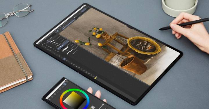 El tablet Samsung Galaxy Tab S9+ se deja ver mostrando algunas de sus novedades |  tabletas