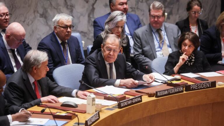 Lavrov de Rusia organiza reunión de la ONU sobre ‘paz internacional’, es criticado por diplomáticos occidentales