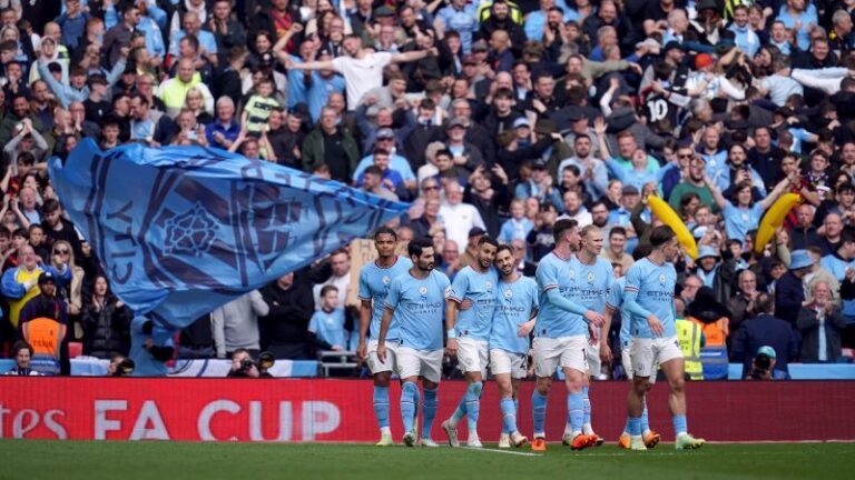 Manchester City avanza a la final de la FA Cup con victoria 3-0 sobre Sheffield United