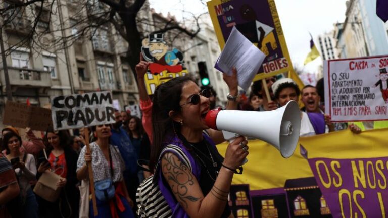 Miles de personas protestan en Portugal por la «enorme» crisis de vivienda