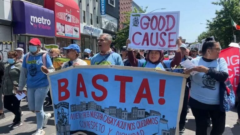 Marcha en demanda protección a inquilinos