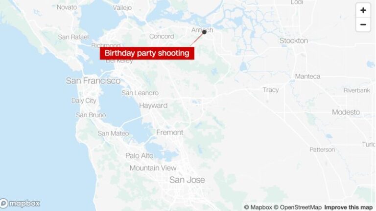 Antioch, California: tiroteo deja 1 muerto y otros 6 heridos después de que invitados no invitados aparecieran en la fiesta de cumpleaños de un joven de 19 años, dice la policía