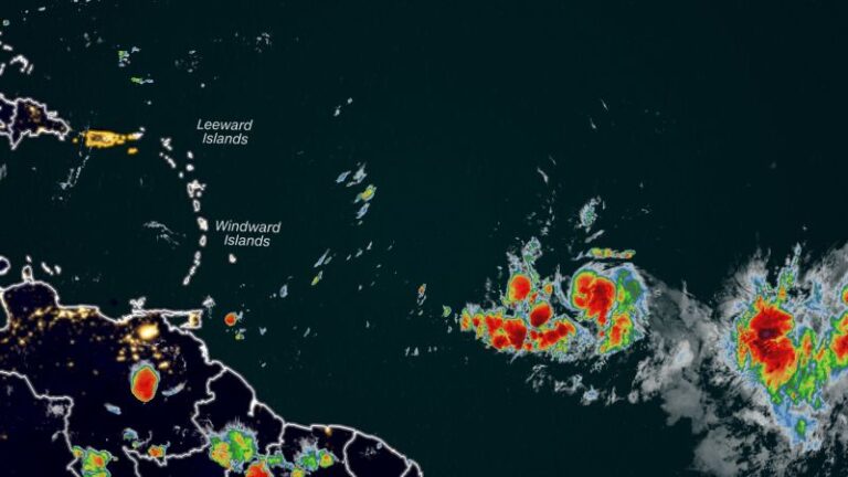 El pronóstico de Bret traerá fuertes vientos e inundaciones a medida que las alertas y advertencias de tormenta tropical cubran partes del Caribe