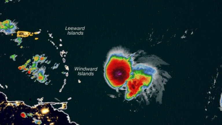 Se espera que la tormenta tropical Bret azote las Antillas Menores con fuertes lluvias y vientos el jueves