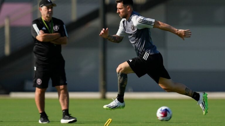 Lionel Messi se entrena por primera vez con Inter Miami