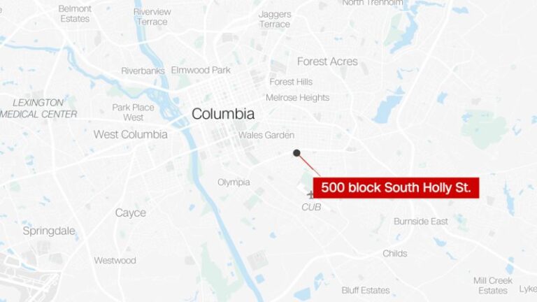 Estudiante de la Universidad de Carolina del Sur asesinado a tiros después de intentar entrar a la casa equivocada, dice la policía