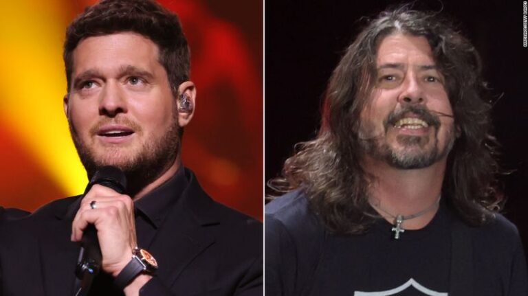 Michael Bublé se hizo pasar por fan de Michael Bublé para actuar con Foo Fighters