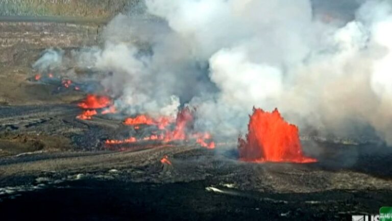El volcán Kilauea de Hawái vuelve a entrar en erupción después de meses de calma