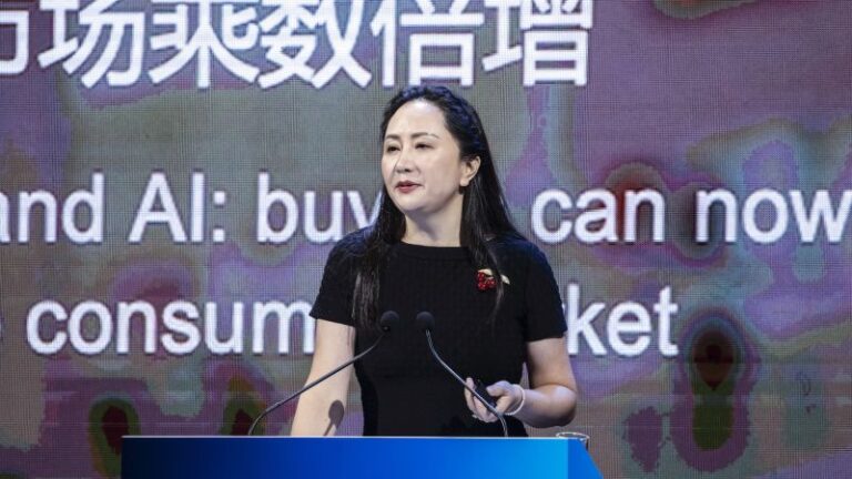 Huawei quiere apostar por la IA en su primera actualización de estrategia en una década, dice Meng Wanzhou