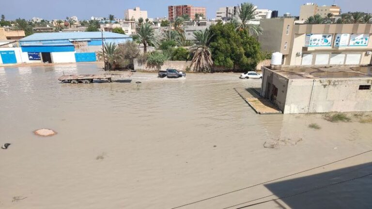 Libia: «Inundaciones catastróficas» y colapso de una presa en medio de fuertes lluvias, dicen funcionarios