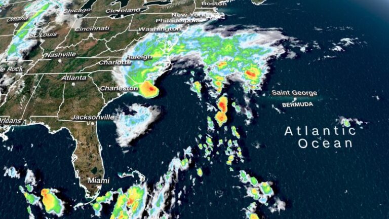 Tormenta en la costa este: La tormenta tropical Ofelia provocará un fin de semana húmedo y ventoso