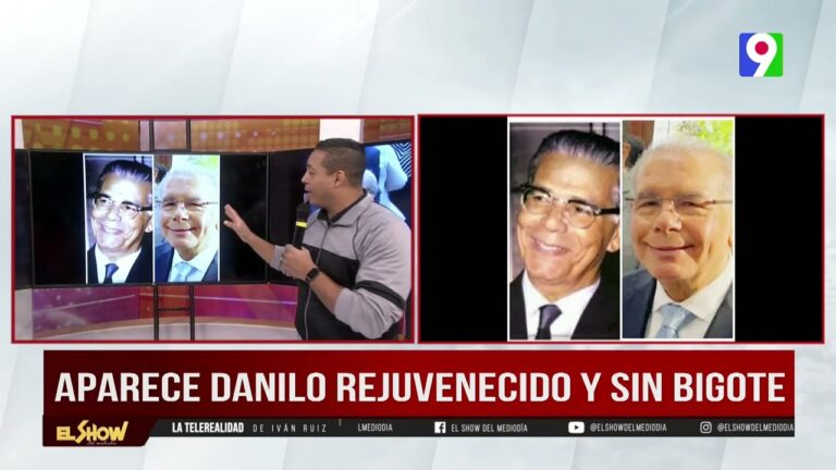 Reaparece Danilo Medina rejuvenecido y sin bigote || El Show del mediodía