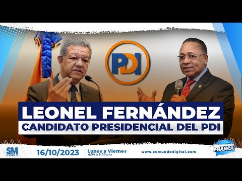 Leonel Fernández será el candidato presidencial del PDI