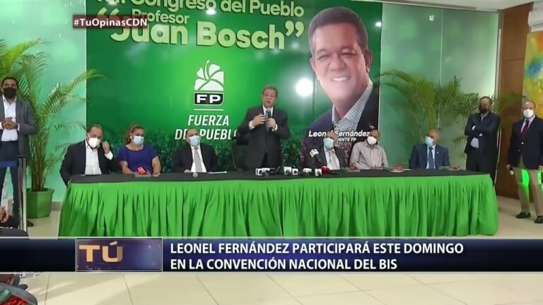 Leonel Fernández participará este domingo en la convención nacional del BIS