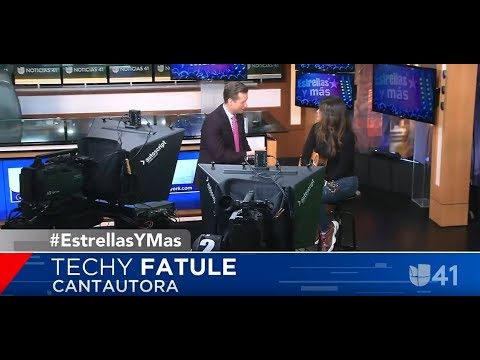 Techy Fatule en «Estrellas y Más» con Rafael Bello – Univision Nueva York