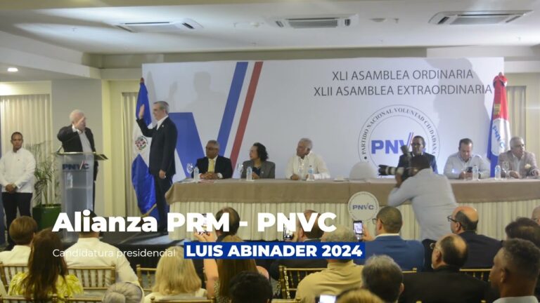 Alianza del presidente Abinader con el PNVC para elecciones 2024