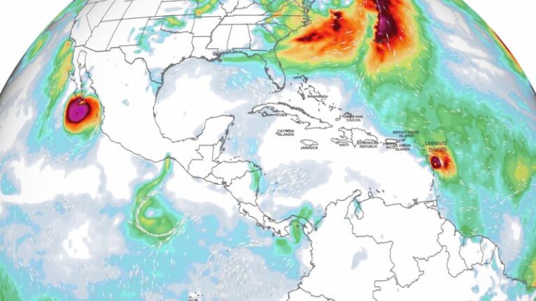 Los huracanes Norma y Tammy azotarán México y las Islas de Sotavento este fin de semana