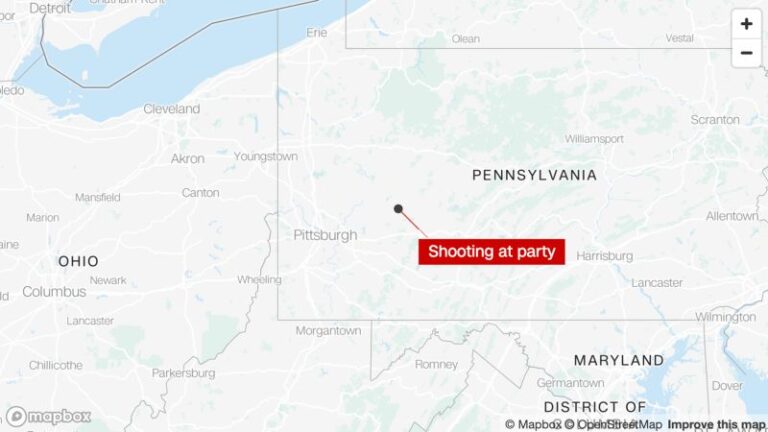 Varias personas alcanzadas por disparos en un tiroteo en un centro comunitario en Pensilvania, dice la policía estatal