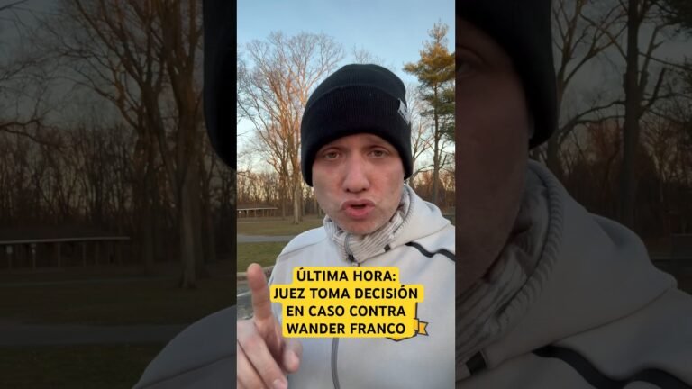 URGENTE: Juez decide medida de coerción contra Wander Franco