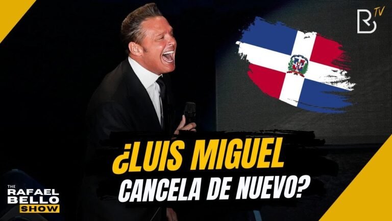 Luis Miguel cancela concierto en República Dominicana, dice prensa mexicana. Productor lo desmiente.