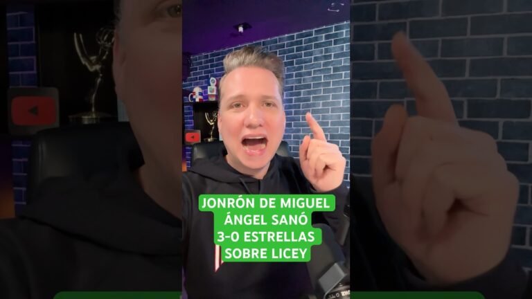 Miguel Ángel Sanó conecta jonrón de tres carreras y las Estrellas ganan al Licey 3-0 en el 1ero.