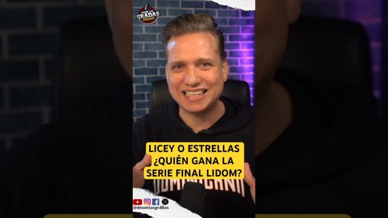 Licey vs Estrellas: ¿Quién gana la Serie Final del béisbol dominicano? #LIDOM. #shorts