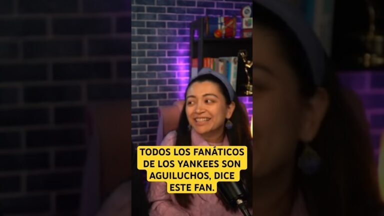 “Todos los fanáticos de lo Yankees son aguiluchos.” ¿Qué opinas tú? Suscríbete a @linitalks!