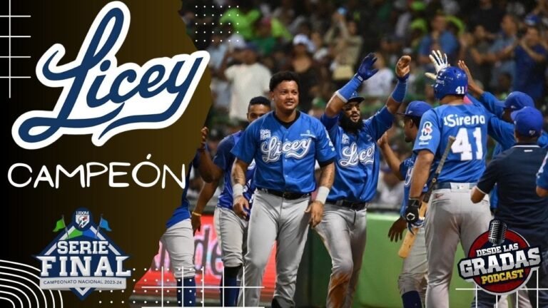 LICEY CAMPEÓN de la LIDOM.