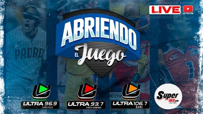 Abriendo El Juego 11-03-2024  En Vivo ULTRA 93.7 Fm