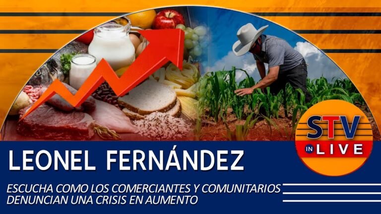 LEONEL FERNÁNDEZ ESCUCHA COMO LOS COMERCIANTES Y COMUNITARIOS DENUNCIAN UNA CRISIS EN AUMENTO