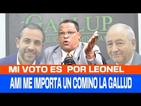 Los Nefastos Resultados de la Galup Redoblan el Animo de los Seguidores de Leonel