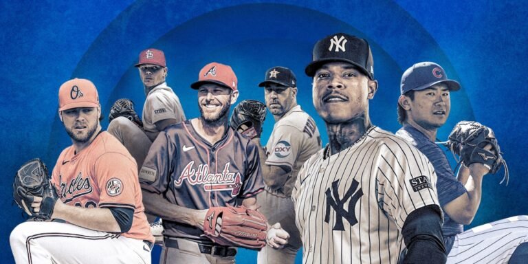Nivel de preocupación para la rotación proyectada de cada equipo de playoffs de la MLB