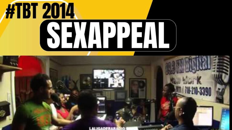 Sexappeal Cantando en vivo 2014 La Ligadera Radio Show