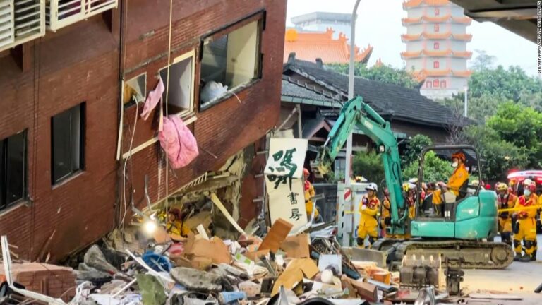 Sismo de magnitud 7,4 sacude Taiwán