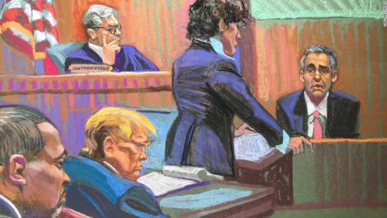 Michael Cohen testifica en el juicio por dinero secreto contra Donald Trump