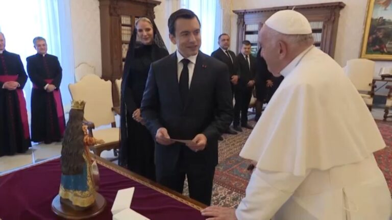 El Papa recibe al presidente de Ecuador, Daniel Noboa