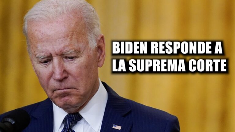 Biden Responde en Vivo a la Suprema Corte de Justicia