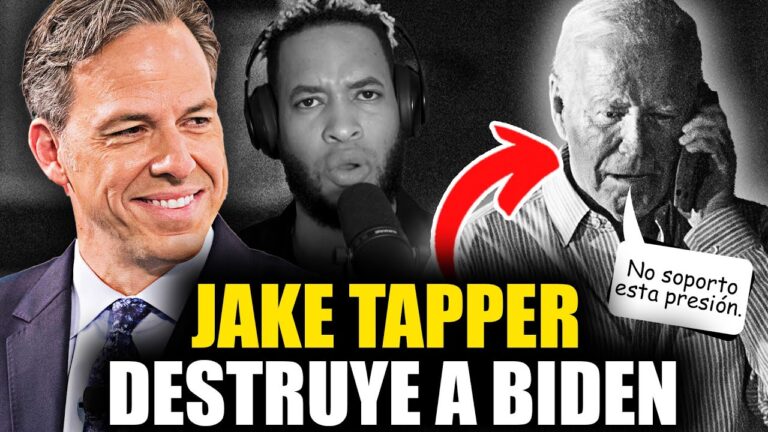 URGENTE, CNN Abandona FULL a Biden, Jake Tapper lo Destruye