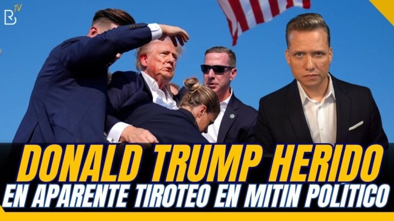 ATENTADO CONTRA DONALD TRUMP en mitin político!!!
