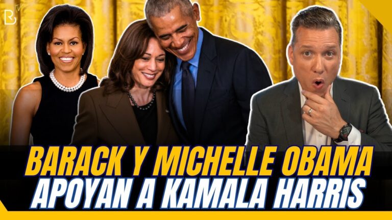 Barack y Michelle OBAMA APOYAN A KAMALA HARRRIS