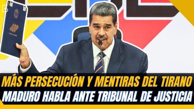 MÁS MENTIRAS | Nicolás Maduro frente al tribunal de justicia