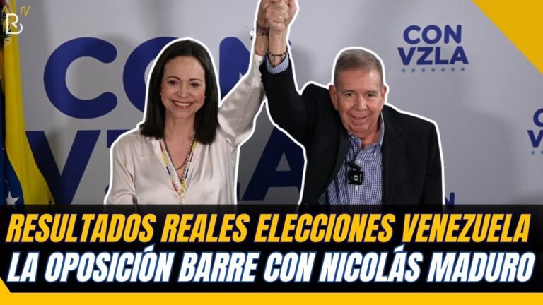 Resultados reales elecciones en Venezuela | La oposición barre con Maduro