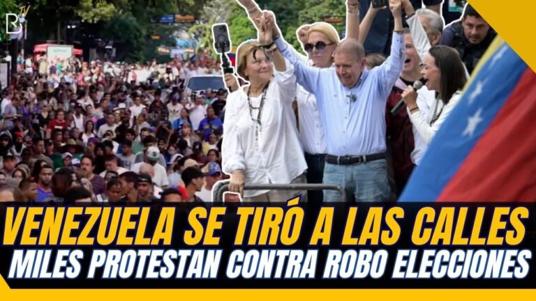 VENEZUELA UNIDA!!! Miles protestan contra robo de las elecciones