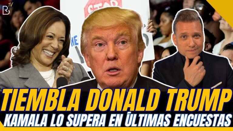 DONALD TRUMP con pánico por fenómeno KAMALA HARRIS