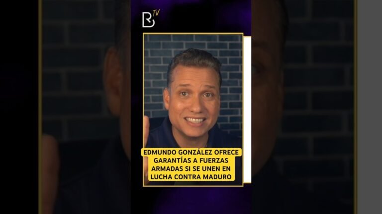 EDMUNDO GONZÁLEZ OFRECE GARANTÍAS A FUERZAS ARMADAS SI LUCHAN CONTRA MADURO