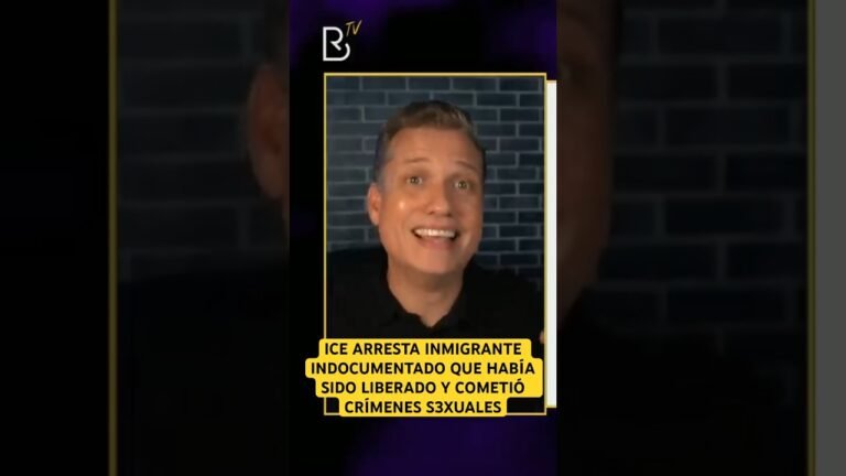 ICE arresta indocumentado que había sido liberados y cometió crímenes s3xuales