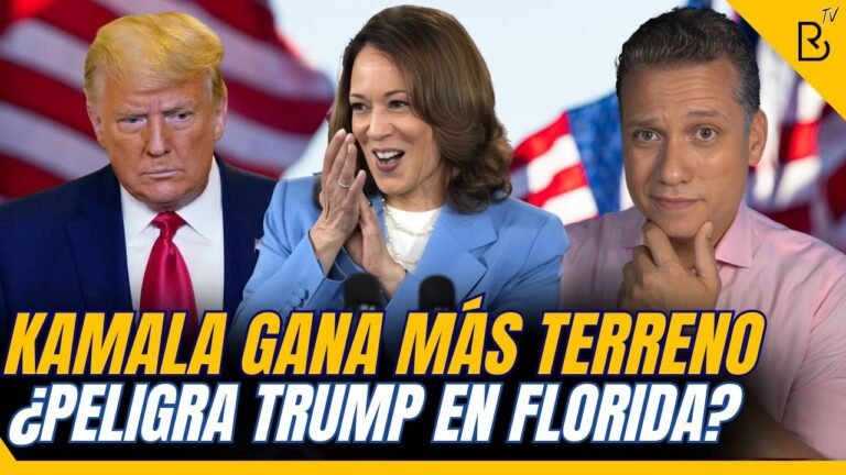 KAMALA gana más terreno. Votantes republicanos se viran. ¿Peligra TRUMP en FLORIDA?